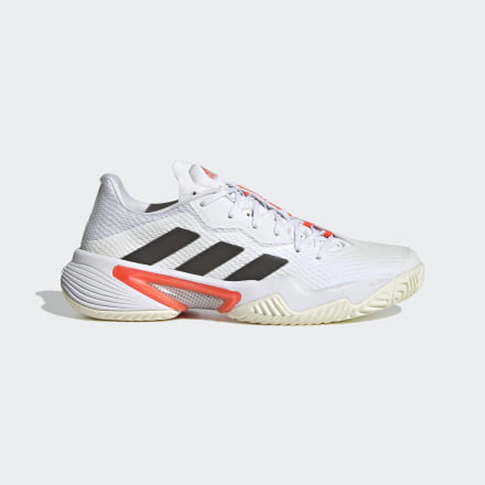 adidas Barricade Tokyo Tennis Shoes White / Black / Red 8.5 - Women Tennis Sport Shoes,Trainers