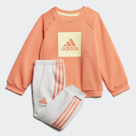 

Conjunto 3-stripes Fleece Jogger Kids  adidas, Amarelo