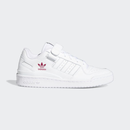 adidas Forum Low Shoes White / Pink 11 - Women Lifestyle Trainers
