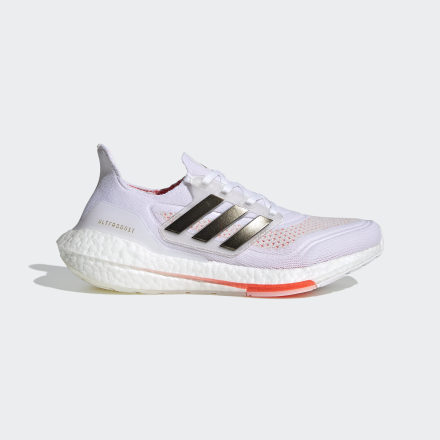 adidas Ultraboost 21 Shoes White / Black / Red 5.5 - Women Running Sport Shoes,Trainers