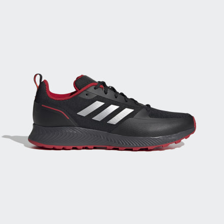 adidas Run Falcon 2.0 TR Shoes Black / Silver Metallic / Grey Six 9 - Men Running Sport Shoes,Trainers