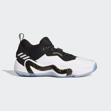 Adidas D.O.N. Issue #3 Shoes Black / Gold Metallic / White 9.5 - Unisex Basketball Sport Shoes,Trainers