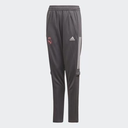 Calça Treino Real Madrid Kids  adidas, Cinza