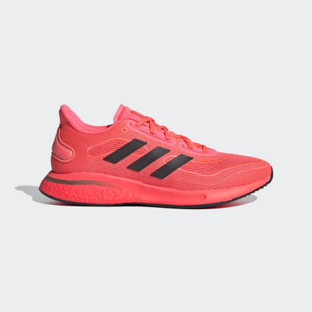 adidas Supernova Shoes Signal Pink / Black / Copper Metallic 7.5 - Women Running Trainers
