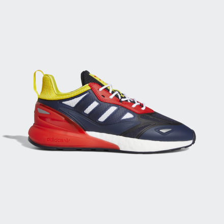 adidas ZX 2K BOOST 2.0 Ink / Red / Yellow 7 - Men Lifestyle Trainers