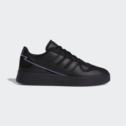 Adidas Forum Tech Boost Shoes Black / Carbon / Orbit Violet 10 - Men Lifestyle Trainers