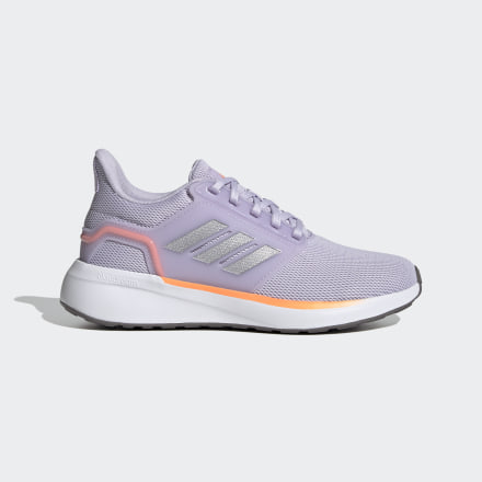 adidas EQ19 Run Shoes Purple Tint / Matte Silver / Screaming Orange 6 - Women Running Sport Shoes,Trainers
