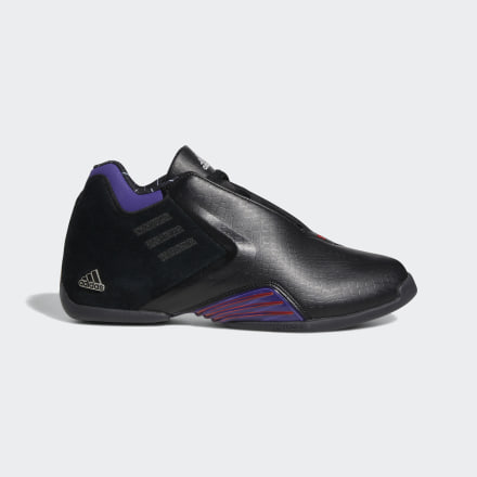 Adidas T-Mac 3 Restomod Shoes Black / Team Colleg Purple / Team Collegiate Red 7 - Unisex Basketball Trainers
