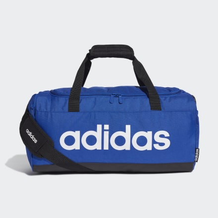 

Mala Duffel Linear Logo Unisex  adidas, Preto
