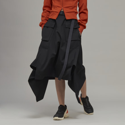 Adidas Y-3 Classic Refined Wool Skirt Black M - Women Lifestyle Skirts
