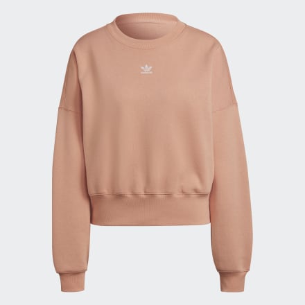 adidas Adicolor Essentials Fleece Sweatshirt Ambient Blush 12 - Women Lifestyle Shirts,Sweatshirts
