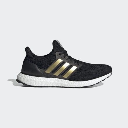 adidas Ultraboost 4.0 DNA Shoes Black / Gold Metallic / White 12 - Men Running Trainers