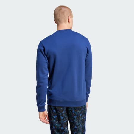 Corduroy Appliqué Crewneck Sweatshirt