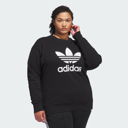 TREFOIL CREW SWEATSHIRT (Plus Size)