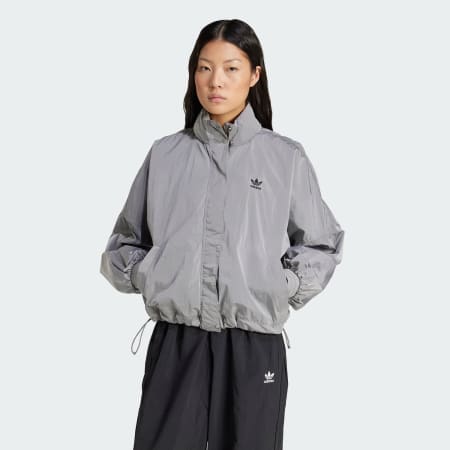 Adicolor Woven Nylon Outline Trefoil Windbreaker