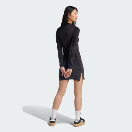 Tiro Cut 3-Stripes Stretchy Velour Dress