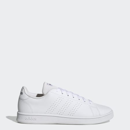 Adidas Advantage Men's Athletic Tennis Casual Sneaker White Shoe #299   Zapatos adidas blancos, Zapatillas blancas hombre, Zapatillas adidas blancas