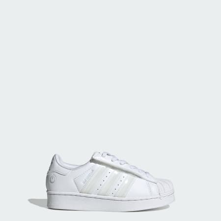 Chaussure Superstar à LED avec fermeture confort et lacets élastiques pour enfants