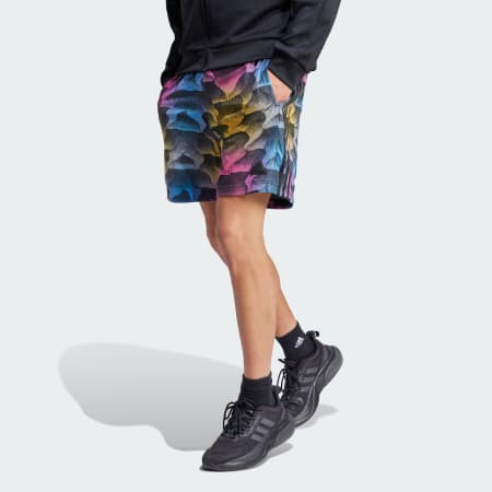 Tiro Allover Print Mesh Shorts