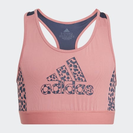 adidas Designed To Move Leopard Bra Top