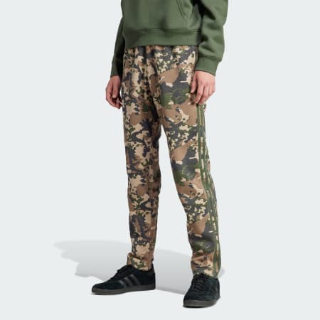 Pantalon de survêtement graphique à motif camouflage