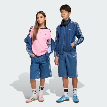 PANTALONI SCURȚI DIN DENIM