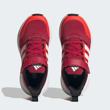 Adidas youth best sale shoes red