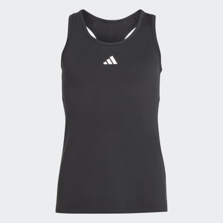 Girls black adidas top online