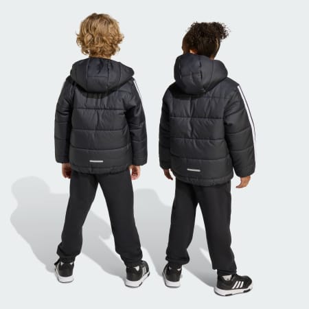 جاكيت Essentials 3-Stripes Padded للأطفال