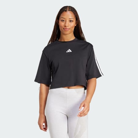 Essentials 3-Stripes Cotton Loose Tee