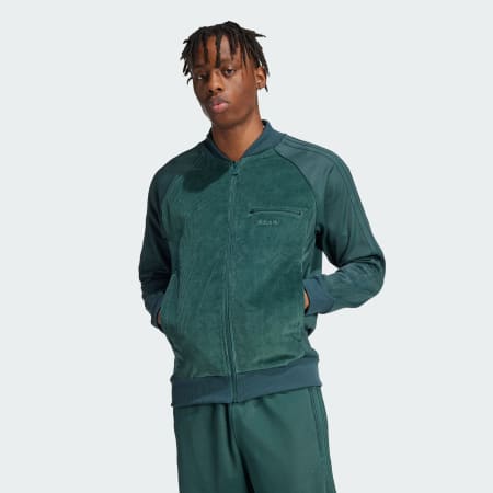 Adidas suede jumpsuit best sale