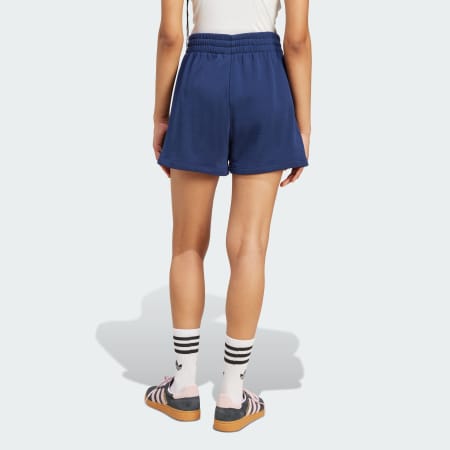 Graphic Crest Loose Shorts