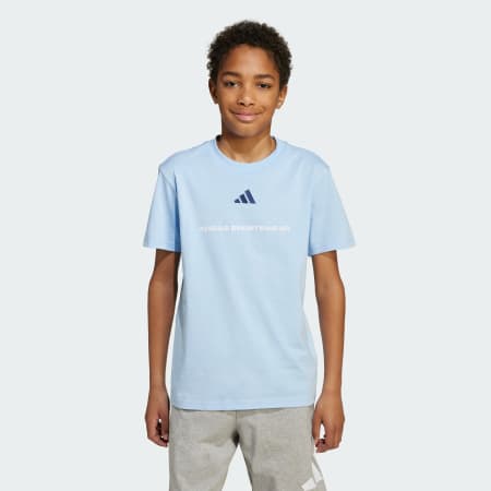 Tricou adidas Slogan din tricot simplu