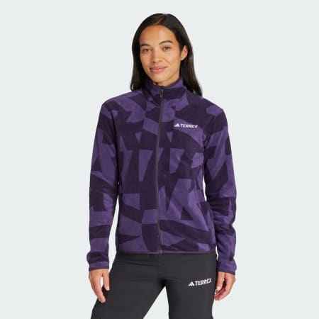 Jakna od flisa s punim patentnim zatvaračem Terrex Multi Printed