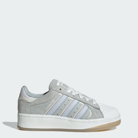 Grey womens hot sale superstars