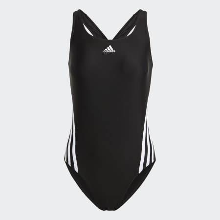 Costum de baie adidas cu 3 dungi