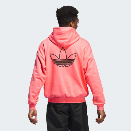 Pink and cheap red adidas hoodie