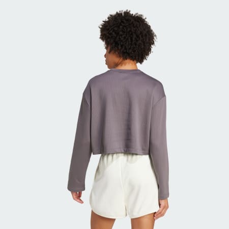 تيشيرت بأكمام طويلة Essentials Winterized Wide Rib