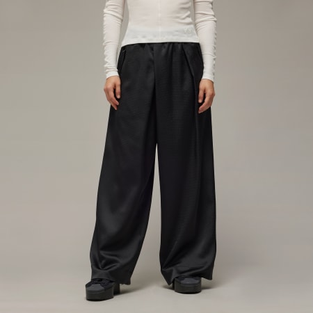 Hlače Y-3 Wide Leg Tech Seersucker