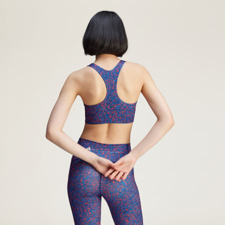 חזיית אימון בתמיכה בינונית adidas by Stella McCartney TruePurpose Power Impact Printed