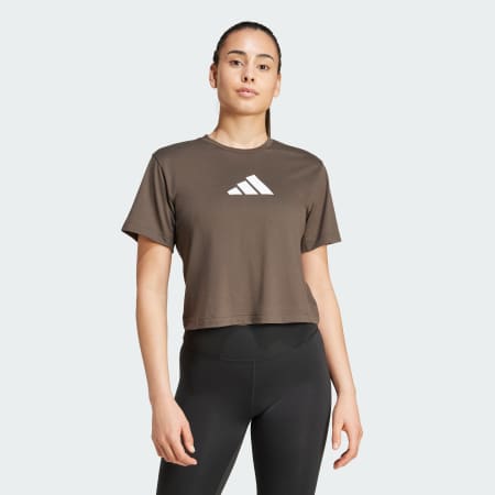 Train Essentials Big Logo Performance Training Tee