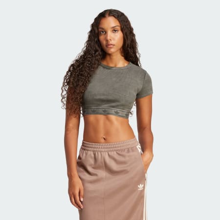 Ribbed Short Sleeve Top