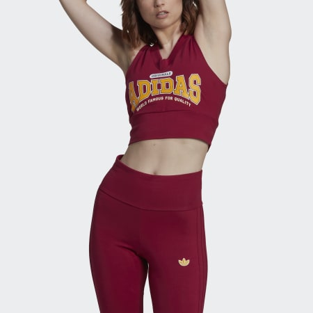 Redbat athletic women's red cropped sweat top offer at Sportscene