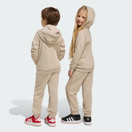 GRAPHIC TREFOIL LOOSE HOODIE SET