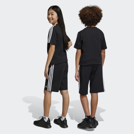 Essentials 3-Stripes Knit Shorts