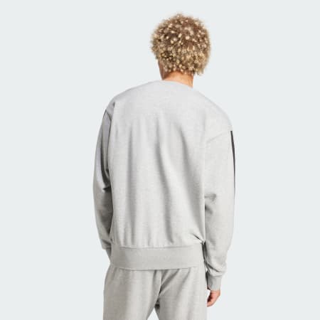 Dukserica Essentials od francuskog frotira i s tri pruge