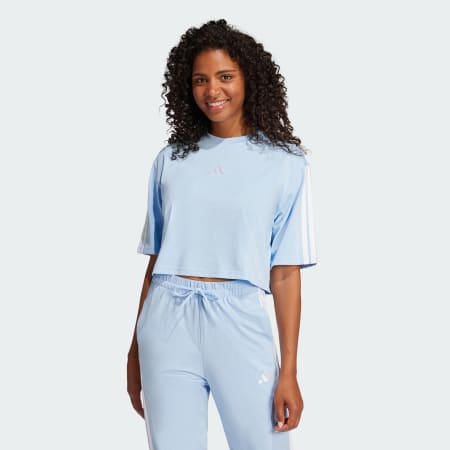 Essentials 3-Stripes Cotton Loose Tee