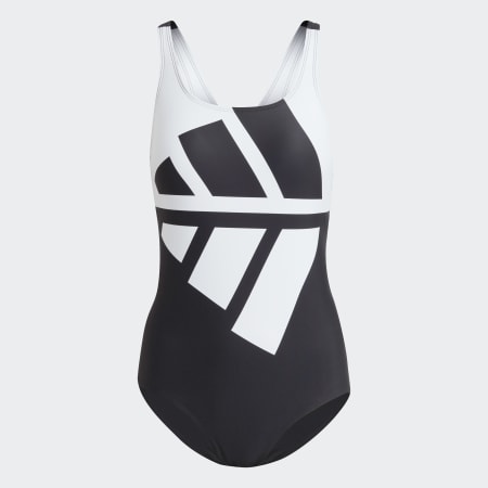 Padded Logo Graphic Swimsuit