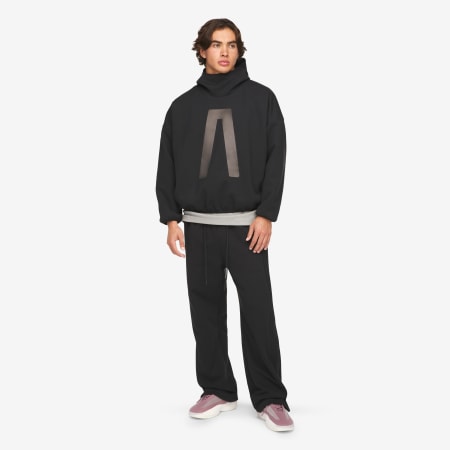 FEAR OF GOD ATHLETICS SUEDE FLEECE HOODIE