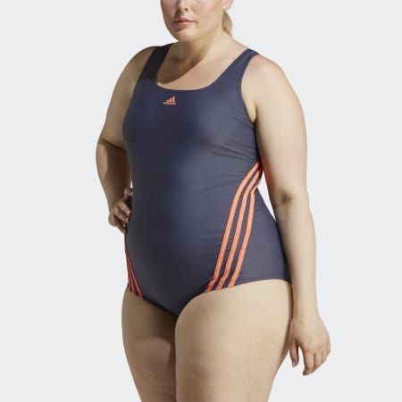 3-Stripes Swim Suit (Plus Size)
